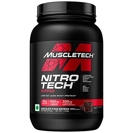 Muscletech Nitrotech ripped whey Protein 907g 22 servings