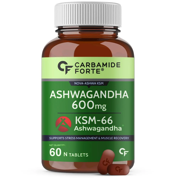 Carbamide Forte Organic Ashwagandha 1000mg Tablets 60N Tablets | 60 servings |