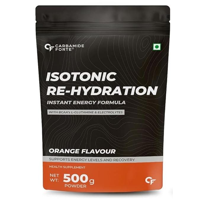 Carbamide Forte Isotonic Powder Pre Workout Supplement 500g 15 servings