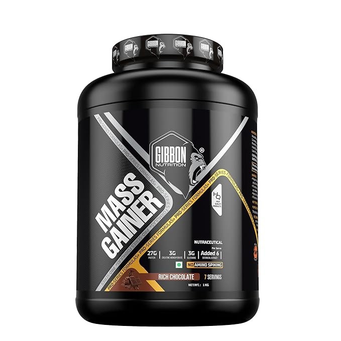 Gibbon Mass Gainer with Testosterone boosters 1kg 20 servings