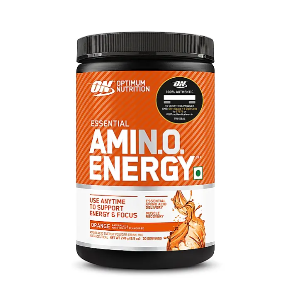 Optimum Nutrition (ON) Essential Amino Energy EAA- Energy Powder with BCAA, Amino Acids, Green Tea & Green Coffee Extract - 270g 30 Servings