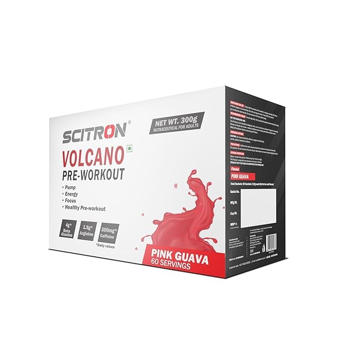 Scitron Volcano Pre Workout 300g 60 servings