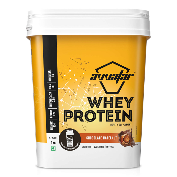 Avvatar whey protein concentrate & isolate blend 4kg 114 servings