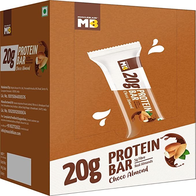 Muscle Blaze 20g Protein Bar (Choco Almond)