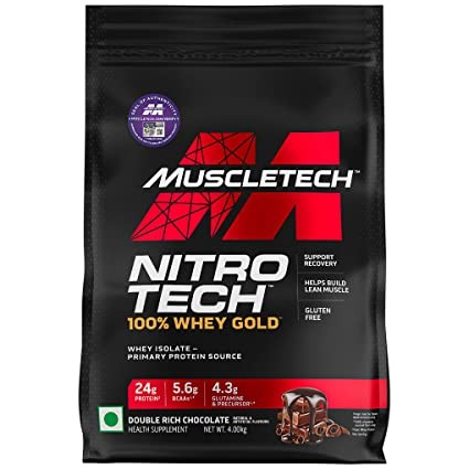 Muscletech Nitrotech 100% Whey Gold Protein 4kg 129 servings