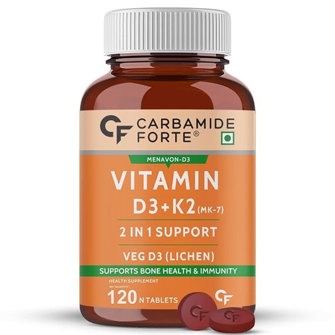 Carbamide forte Vitamin D3+K2 120N tablets 120 servings