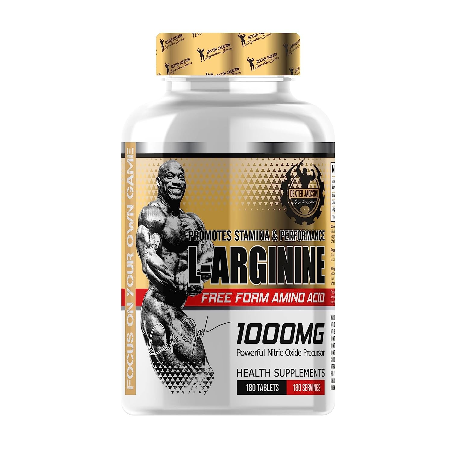 Dexter Jackson L-Arginine 1000 Mg (180 Tablets)