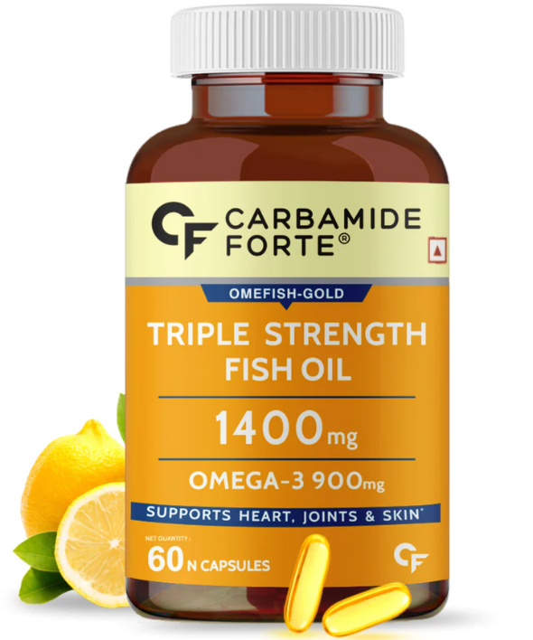 Carbamide Forte Triple Strength Fish Oil 1400MG 90N softgels 90 servings