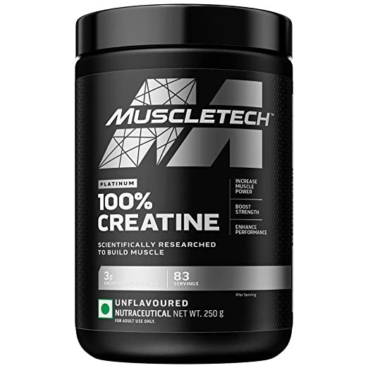 Muscletech Essential Series Platinum 100% Creatine 250g/400g 83 servings