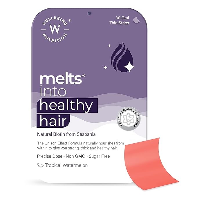 Wellbeing Nutrition Melts Healthy Hair 30 servings