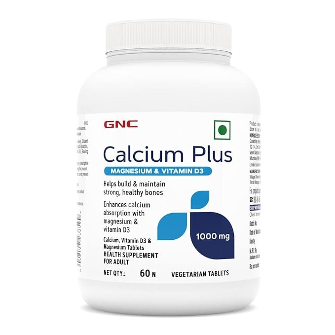 GNC Calcium Plus With Magnesium & Vitamin D3 30 servings