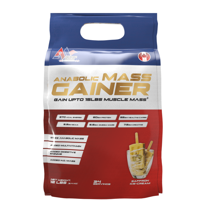Americanz Muscles Anabolic mass gainer 5.4kg | 34 servings |