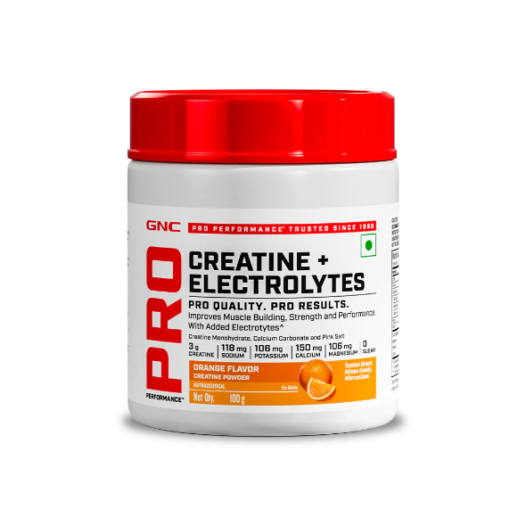 GNC creatine monohydrate + Electrolyte 100g | 18 servings |