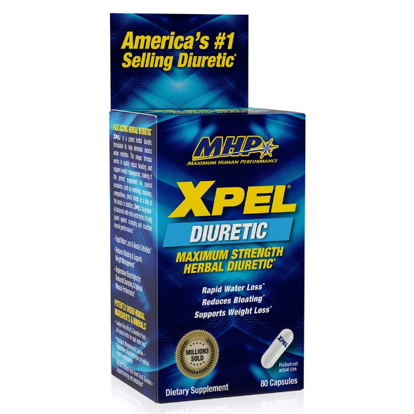MHP Xpel Maximum Strength Diuretic Water Pills, for Water Retention Relief | 20 servings |