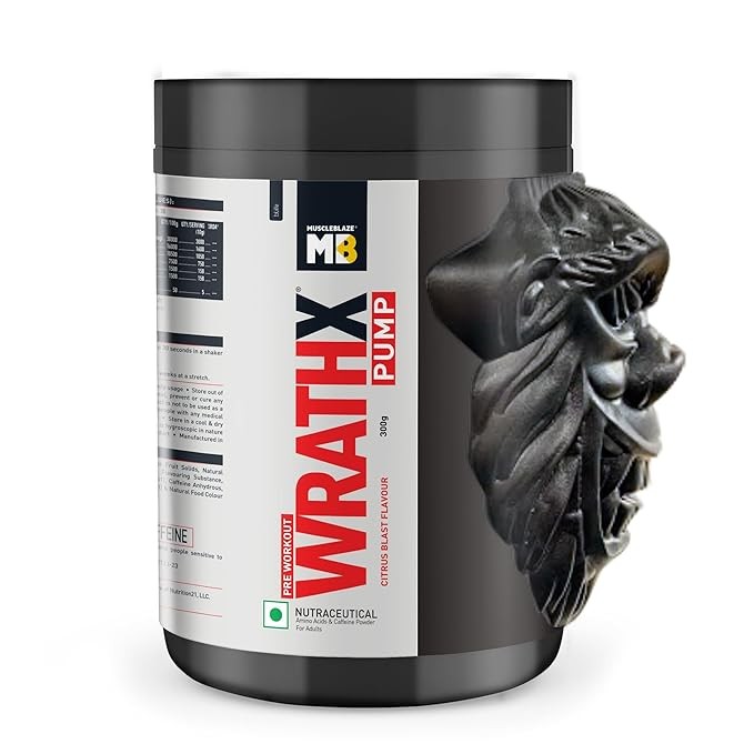Muscle Blaze Wrathx Pump 300g 30 servings
