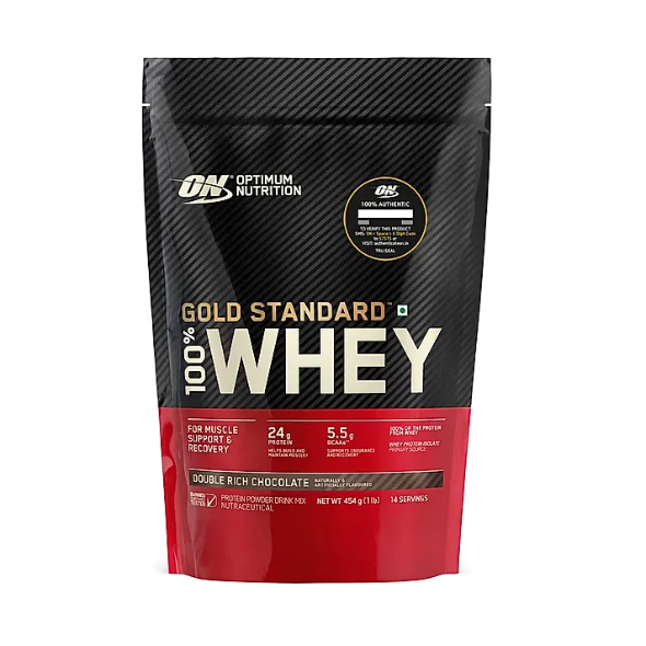 Optimum nutrition gold standard whey 454G-152g 14-5 servings SACHET travel pack