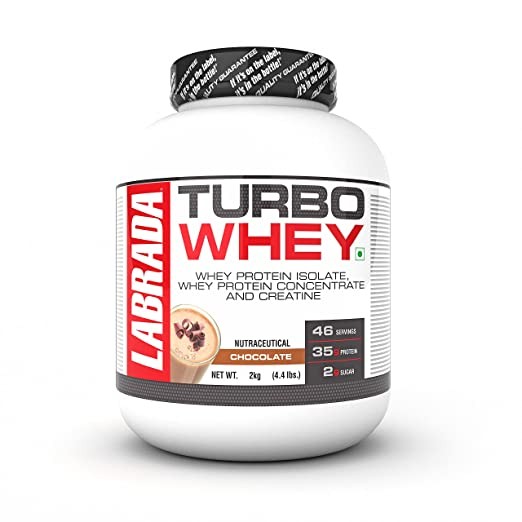 Labrada Turbo Whey Protein concentrate + isolate + creatine blend 1.81kg 41 servings