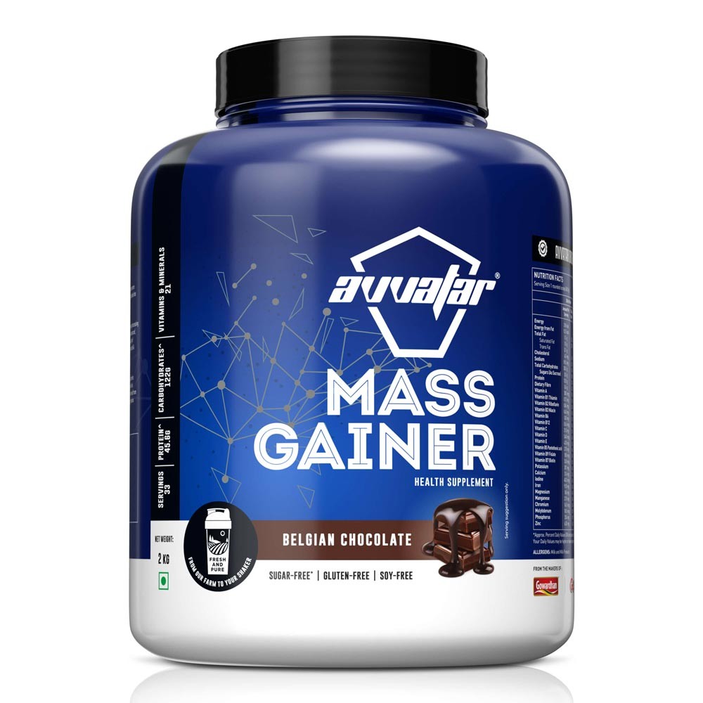 Avvatar Mass Gainer 2kg 33 servings